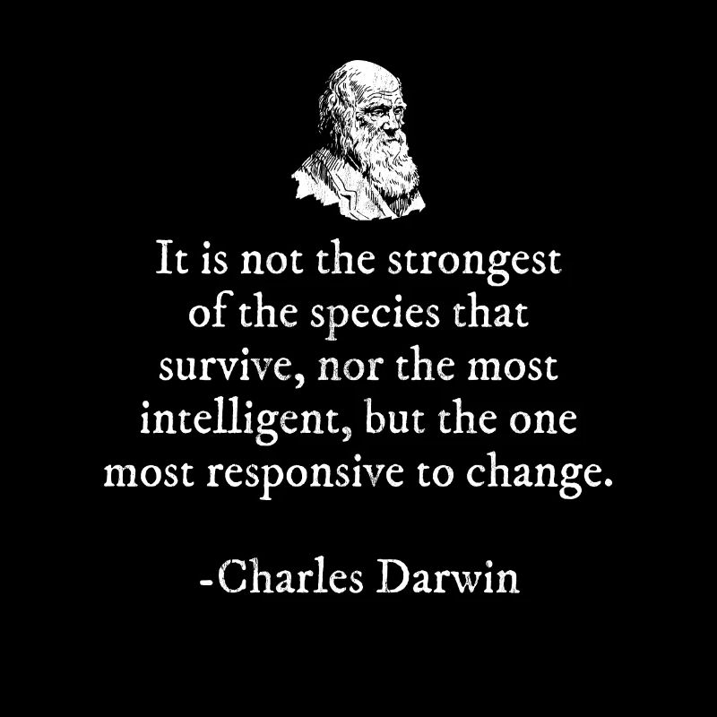 Femme Charles Darwin Evolution Theory Portrait