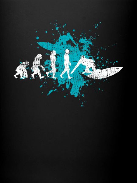 Surfeurs surfant