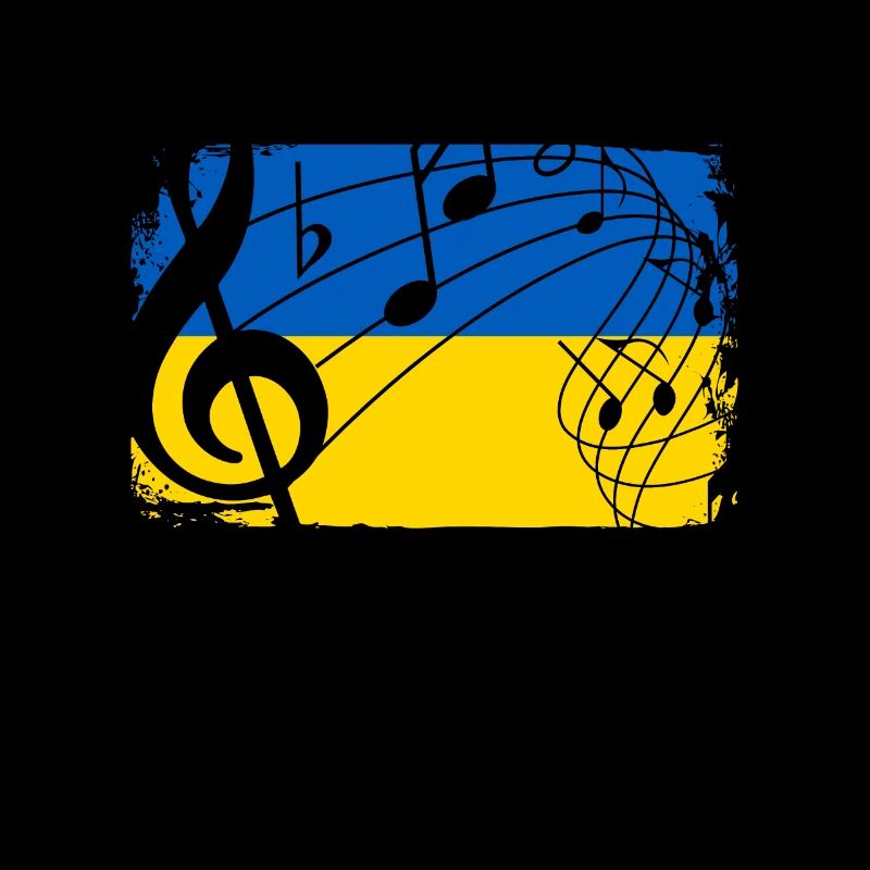 Drapeau de la musique de l'Ukraine