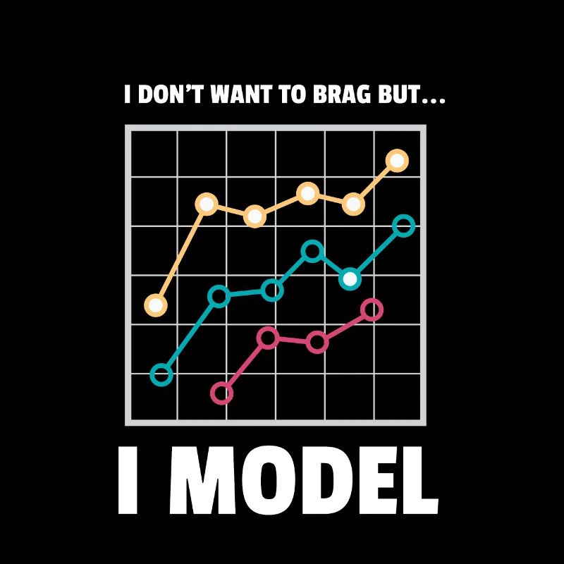 Ich Modell: Lustiges Data Science Humor Design