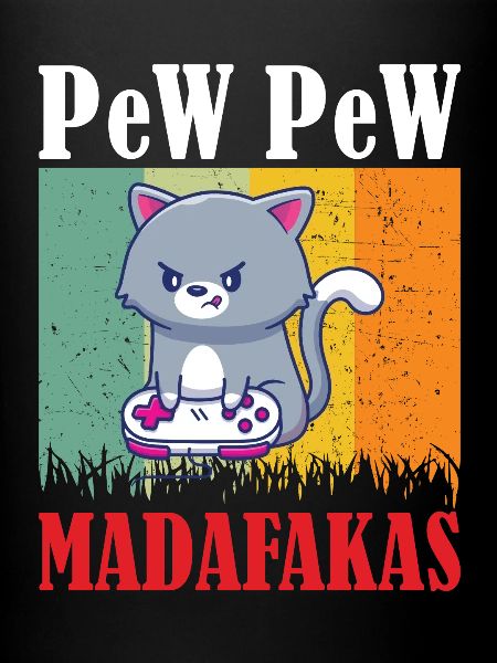 Gaming Cat Pew Pew