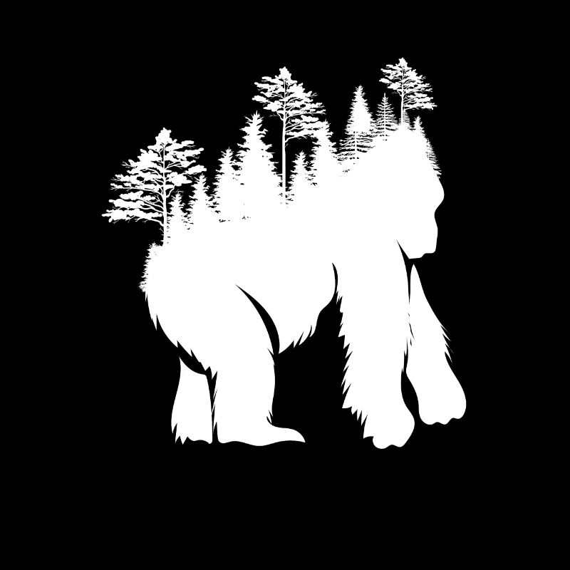 Conception de forêt de gorilles pour les amoureux de la nature
