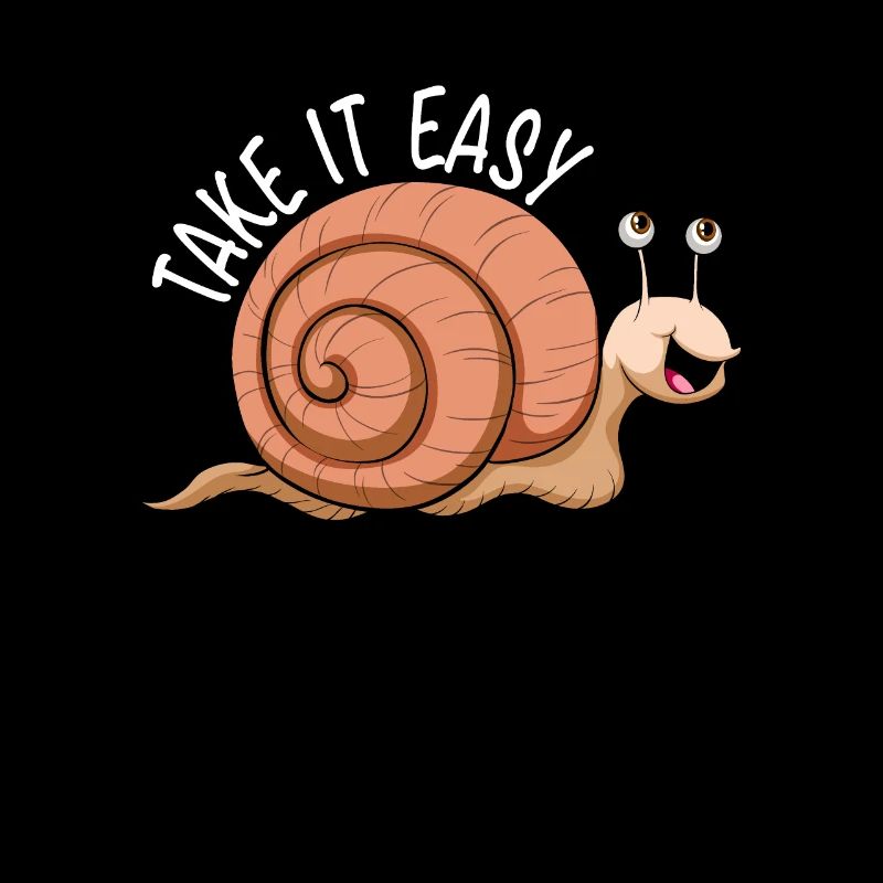 Snail Take It Easy nudibranch snail shell