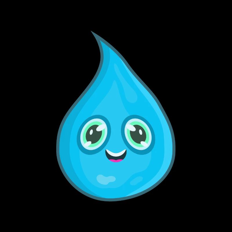 Water drops water