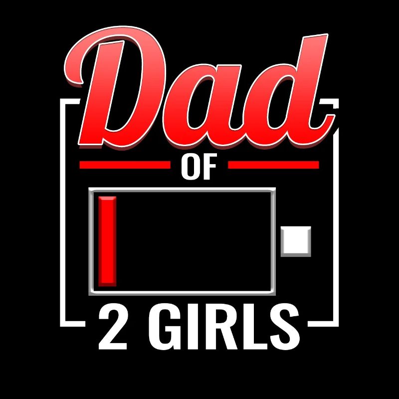 Father's Day - Dad's Two Daughters - Gift Twins