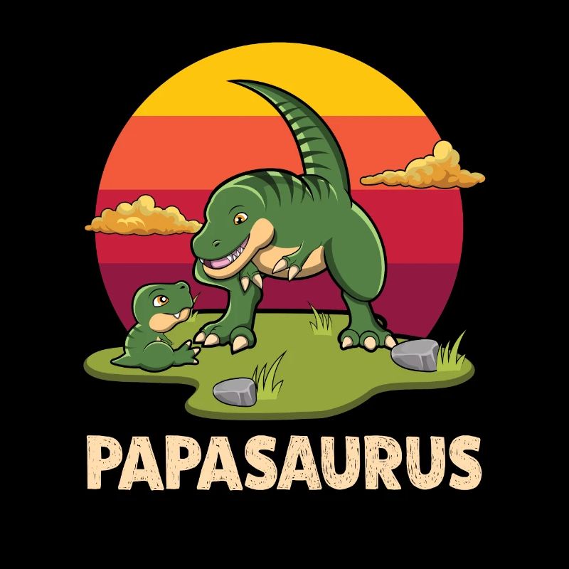 Papasaurus Father's Day Gift with Dinodesign
