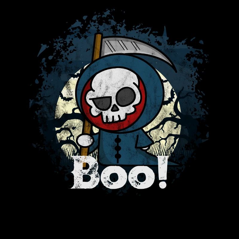 Boo! - Funny Grim Reaper Hell Death