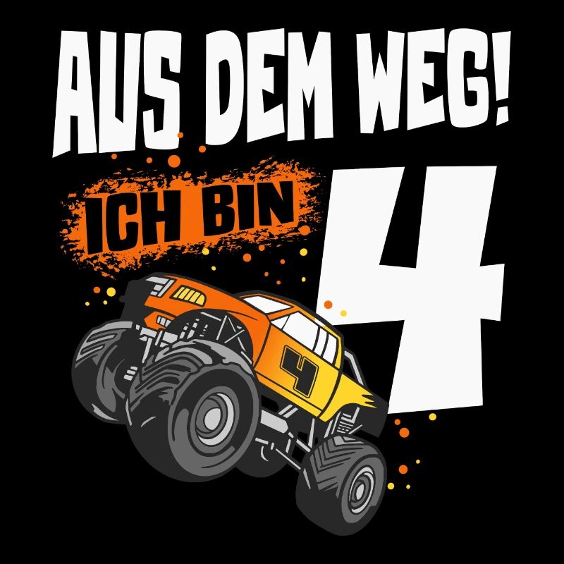 4. Geburtstag Monstertruck - Ich bin 4 Jahre