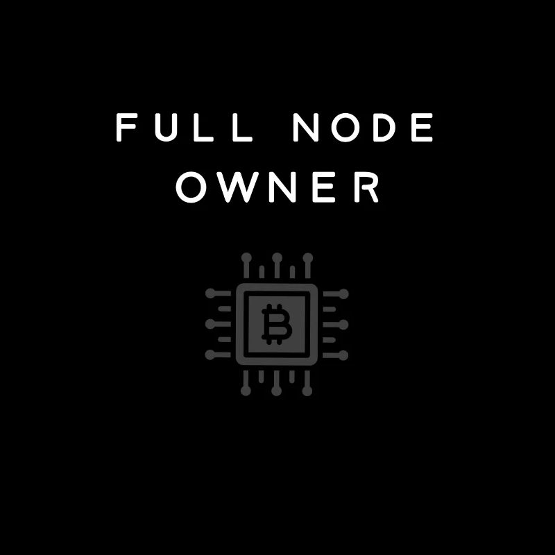 Full Node Besitzer Bitcoin Kryptowährung Hodl