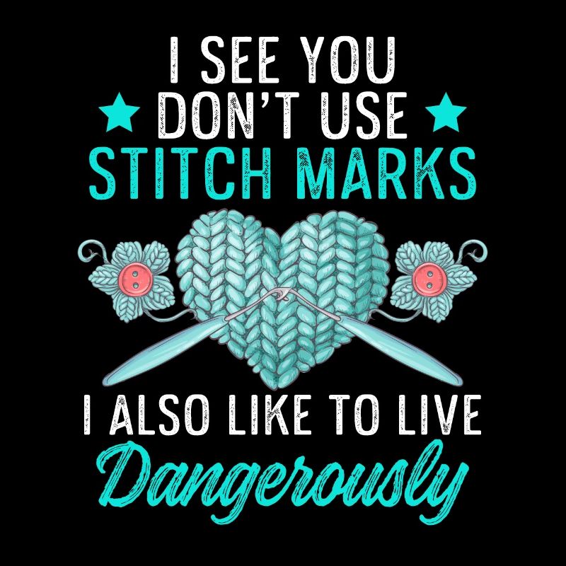 Stitch Marks Stricken Stricknadeln Häkeln Mädchen