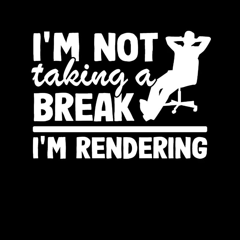 I'm Rendering Filmmaker Video Editor Editing Gift