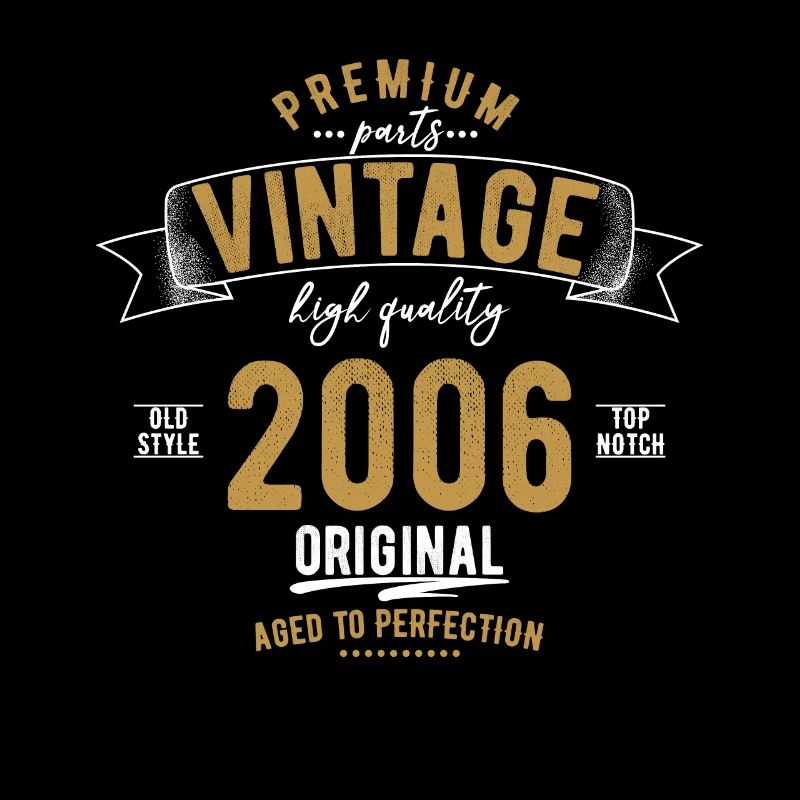 2006 Geburtstag retro Geschenk