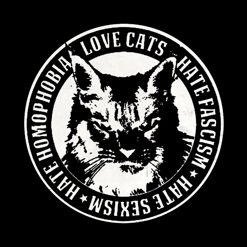 Cat hate fashism