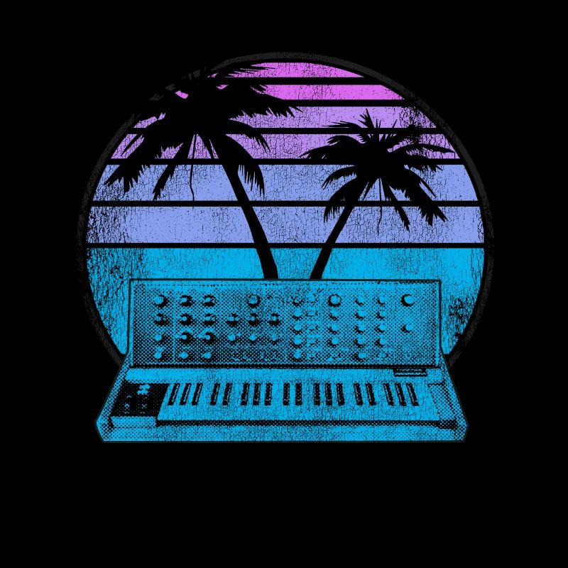Synthétiseur analogique Synthwave Vintage Retrowave