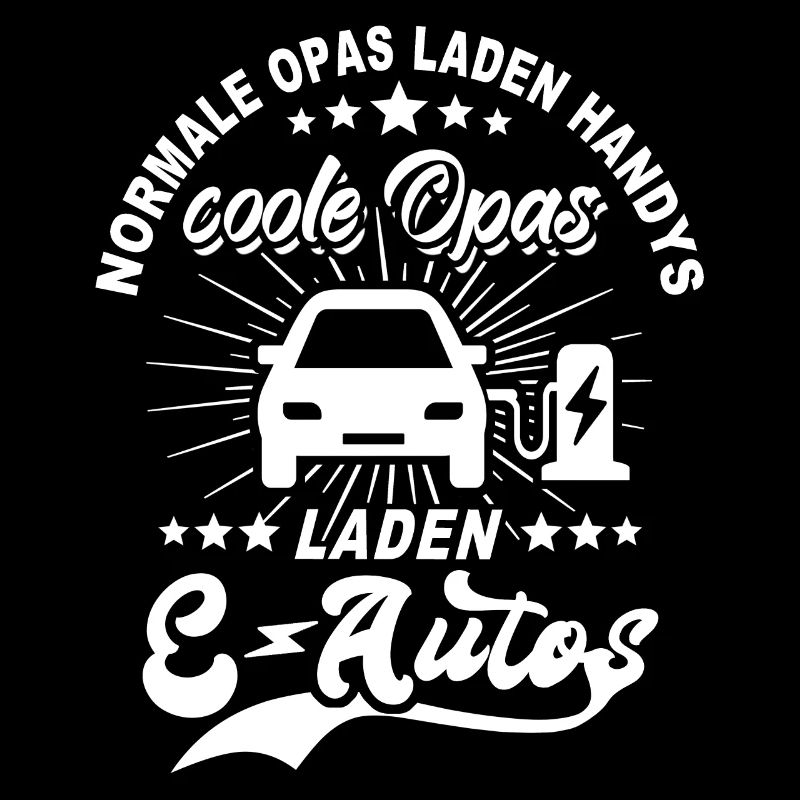 Elektroauto Opa EAuto Opas E-Auto Grossvater