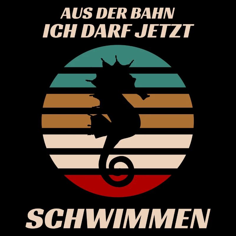 Aus der Bahn ich darf jetzt Schwimmen