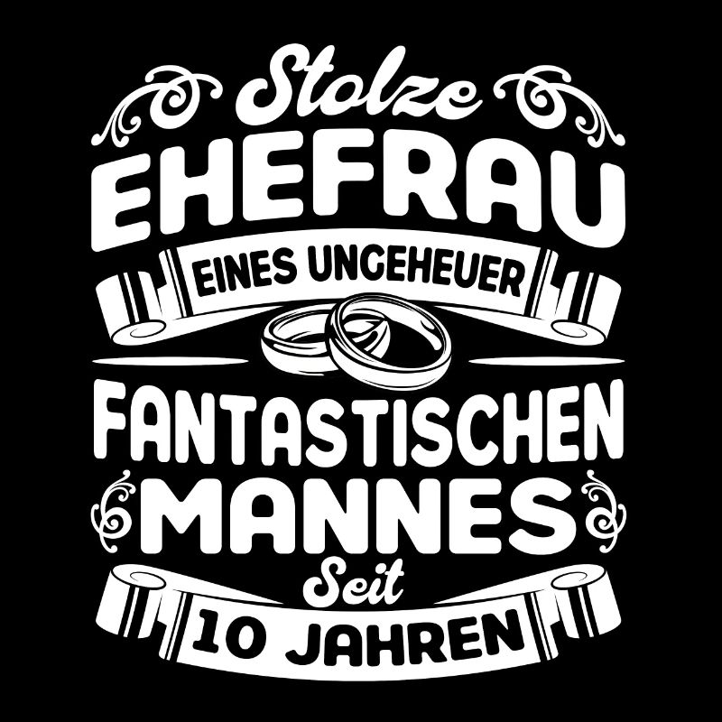 10. Hochzeitstag Rosenhochzeit Ehepaar Geschenk