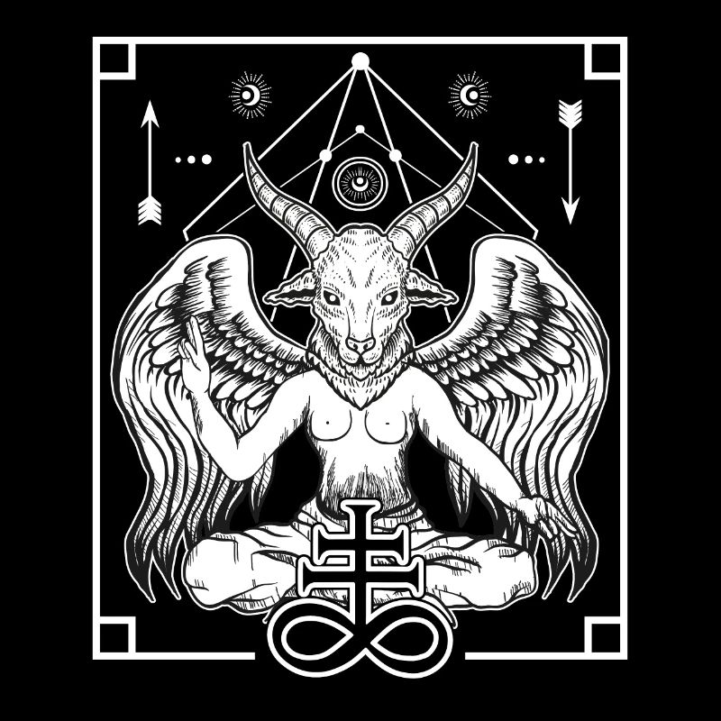 Baphomet Solve Et Coagula Occult Tarot Antichrist