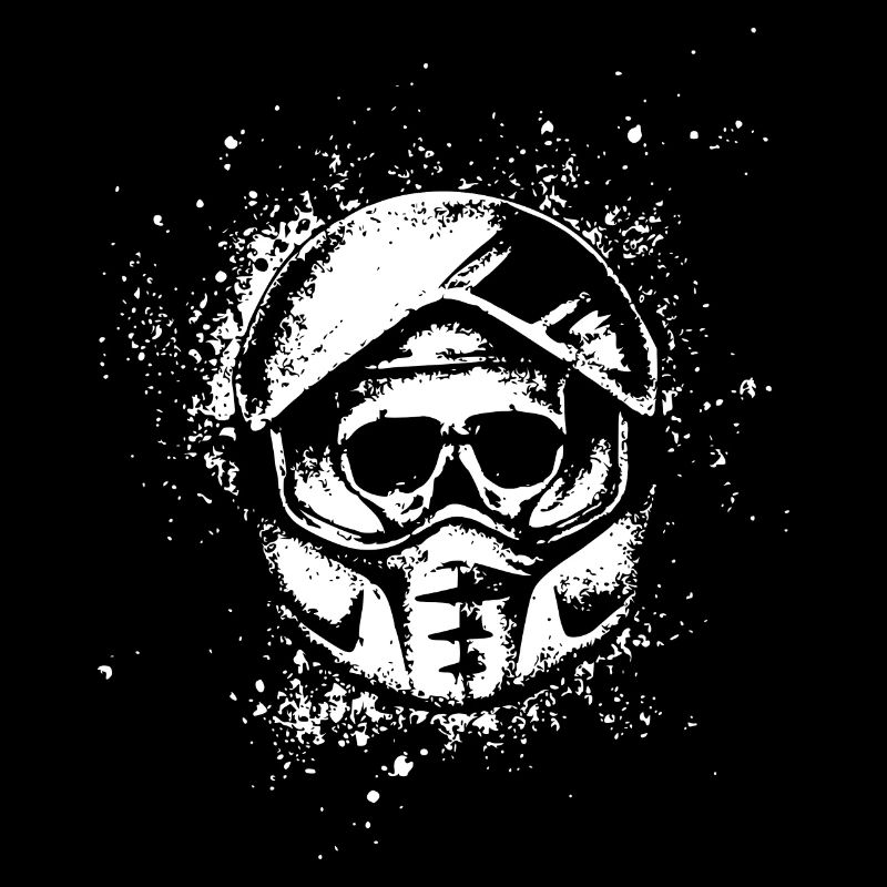 Biker Helmet - Splinter - Motorcycle Shirt