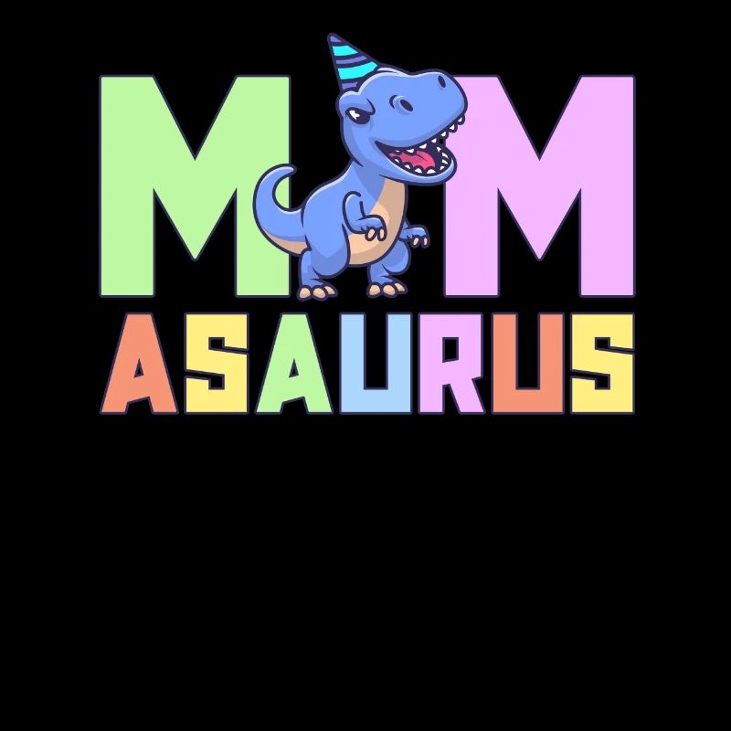 Mama Asaurus Dinosaurier Geburtstagsfeier TRex Matching