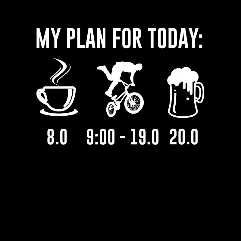 Mon plan pour aujourd’hui Bmx cyclisme Bmxer vélo