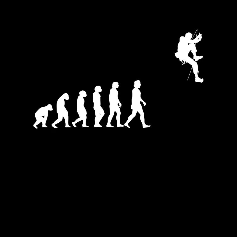 Klettern Evolution Bergsteigen Bouldern