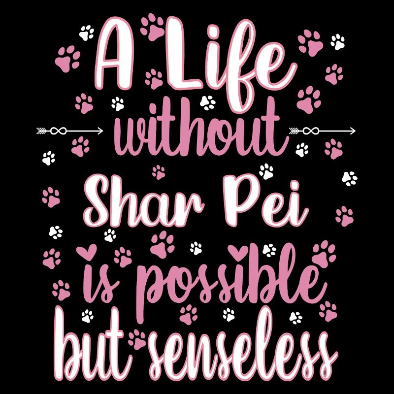 Leben Liebe Hunderasse Shar Pei Hund