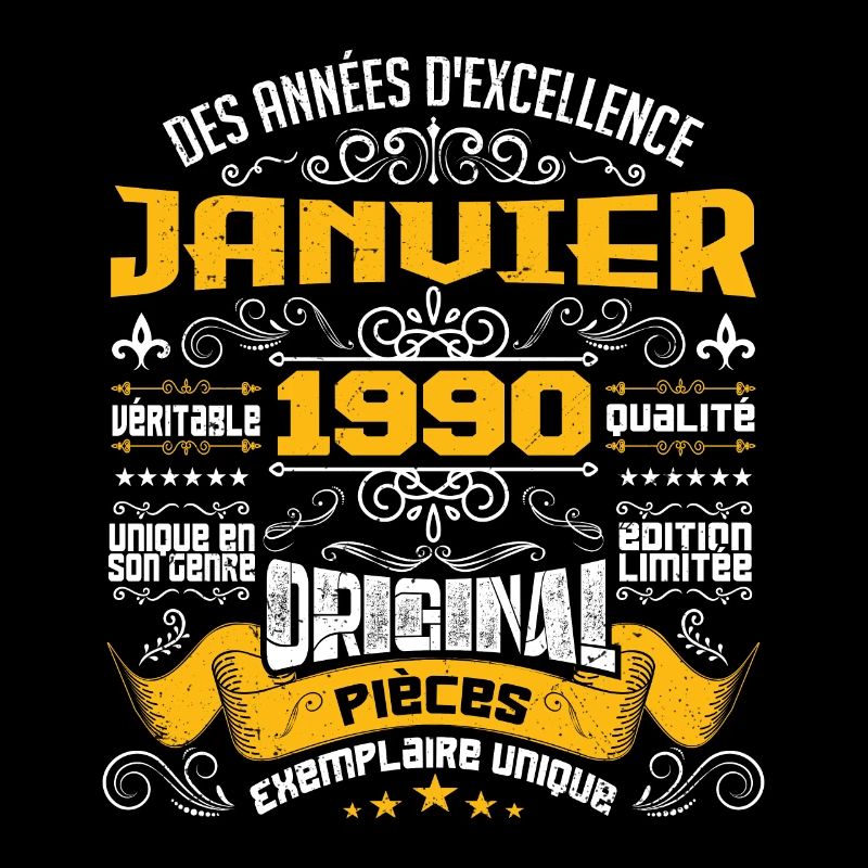 JANVIER 1990 | ORIGINAL PIÈCES