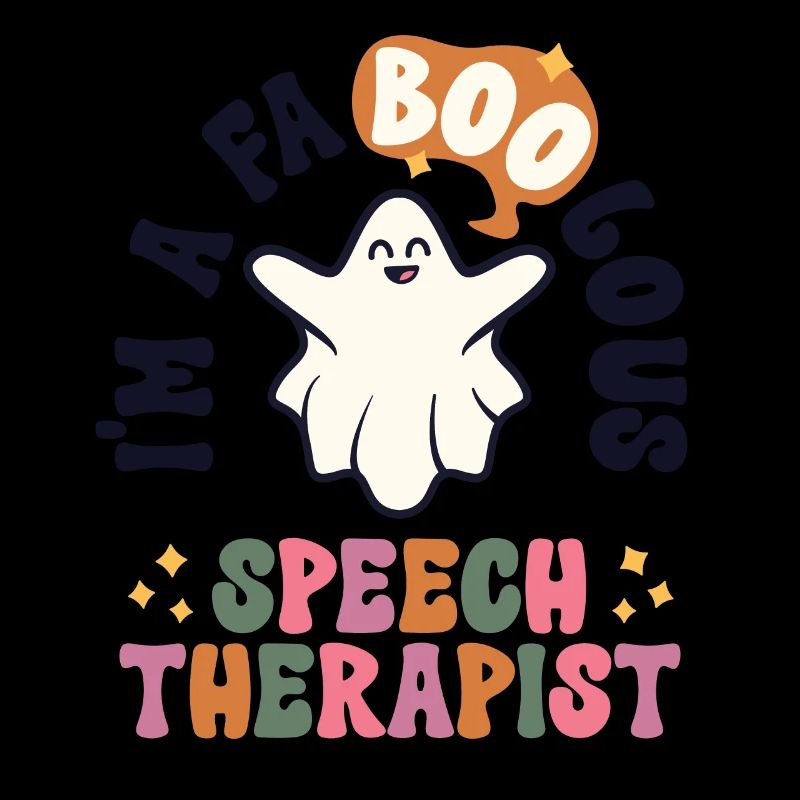 Faboolous Logopäde Halloween SLP Retro