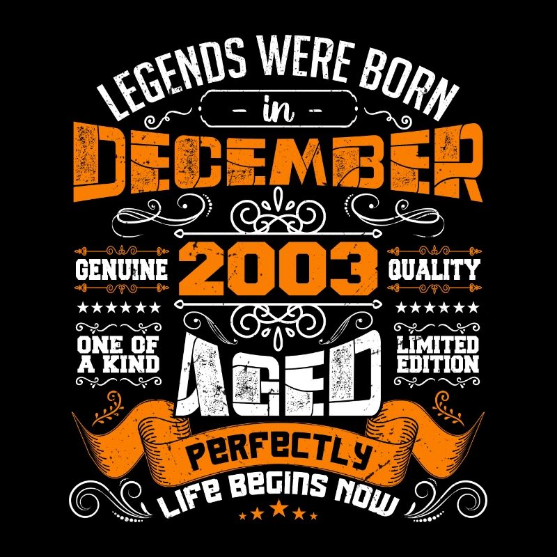 Legends were born in December 2003 | gift