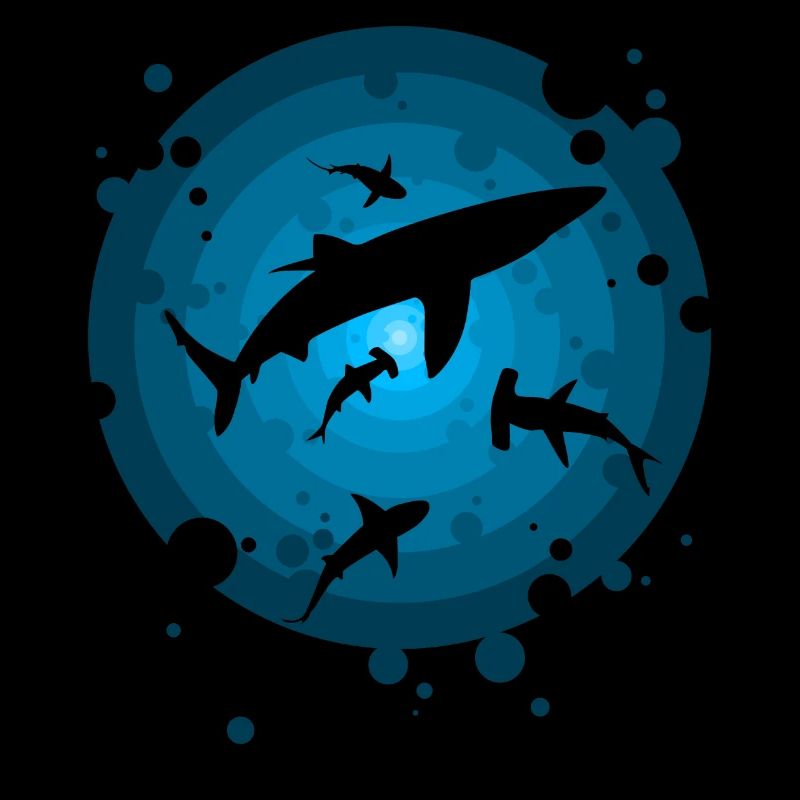 Requins dans les profondeurs