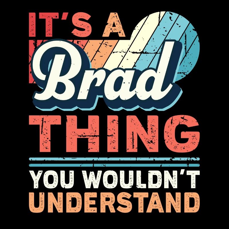 Name Brad Geschenk Geburtstag Namenstag