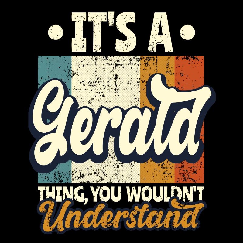 Name Gerald Gift Birthday Saying