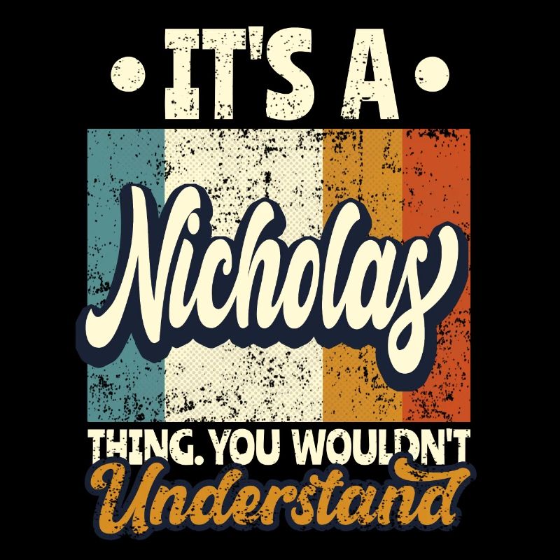 Name Nicholas Geschenk Geburtstag Spruch