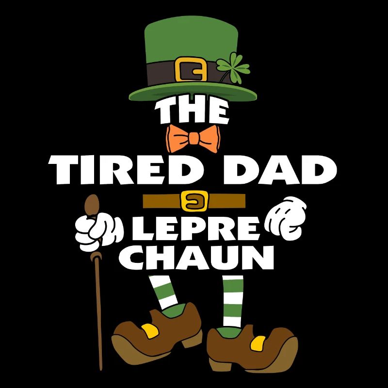 The Tired Dad Leprechaun St Patrick's Day