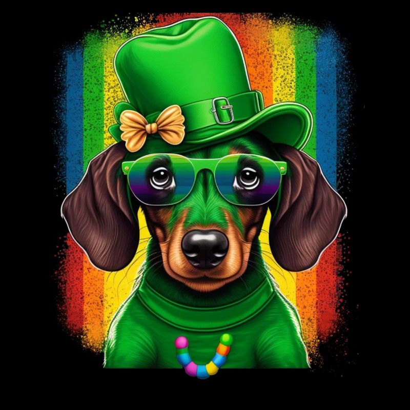 Saint-Patrick teckel Viennois Trèfle