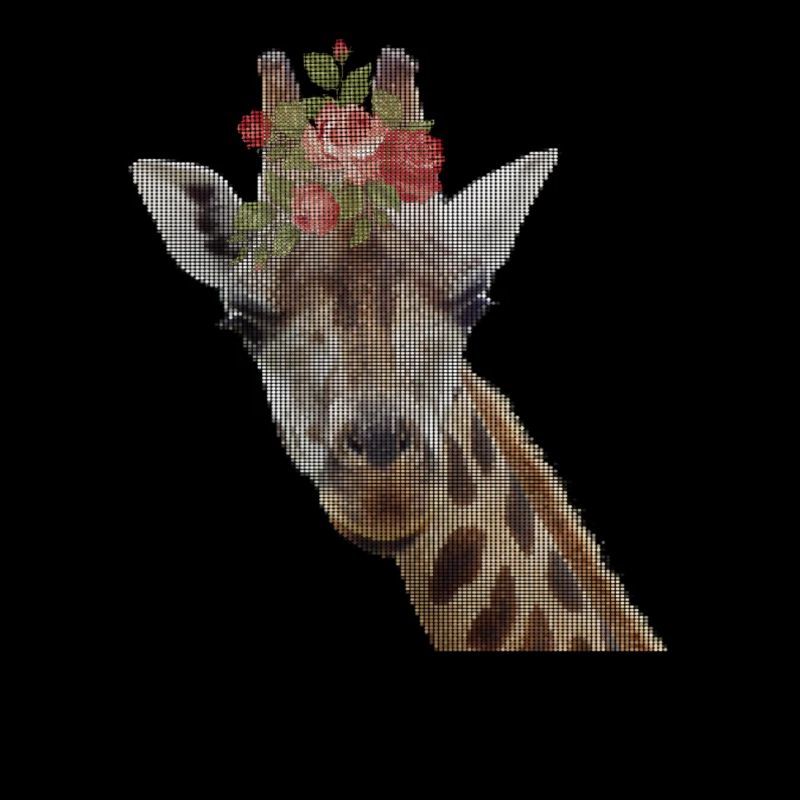 Conception de pixels girafes