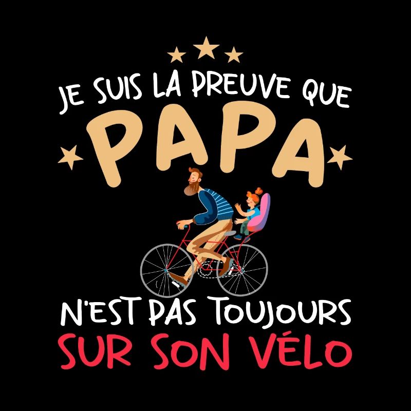 Papa cycliste cyclisme Bébé Nourrisson Naissance