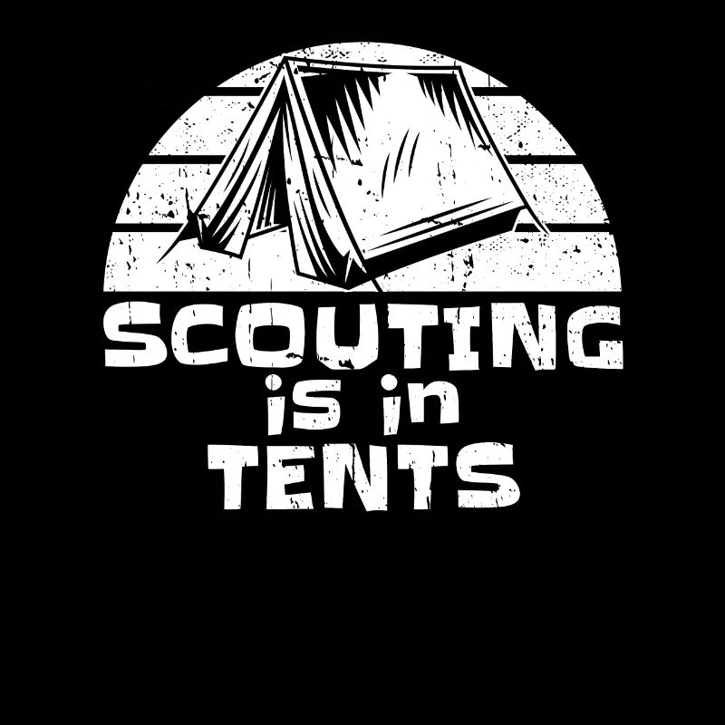 Scout Scouting Is In Tents