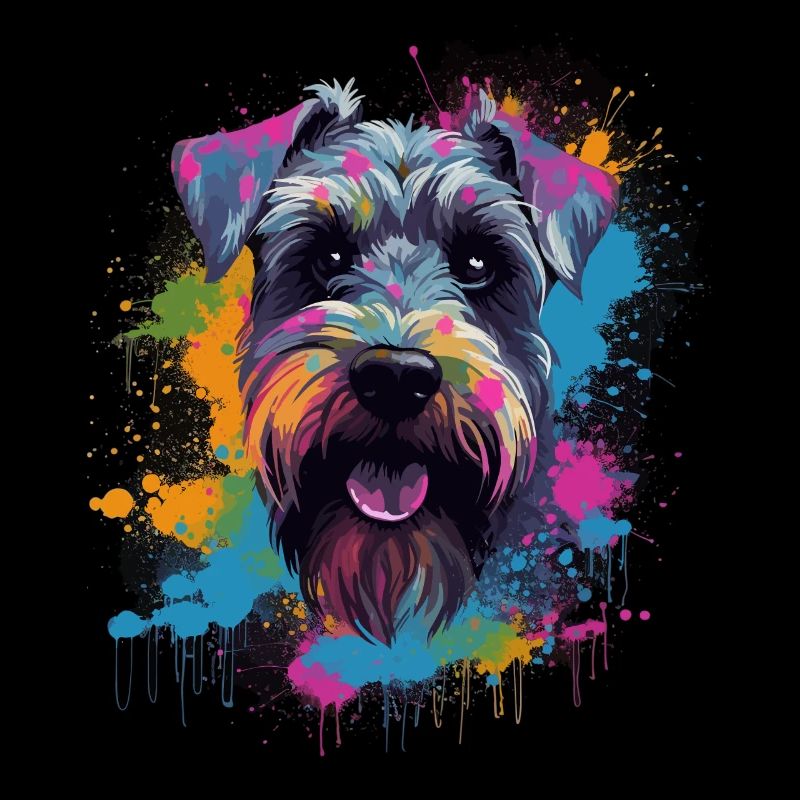 Iron Schnauzer Dog Gift Saying