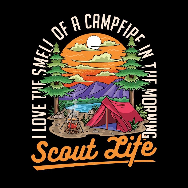 Feu de camp scout