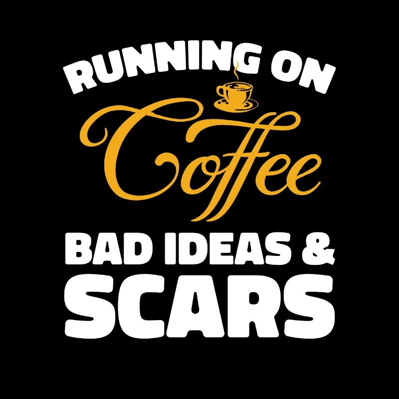 Schwarzer Humor Kaffee Running On Coffee