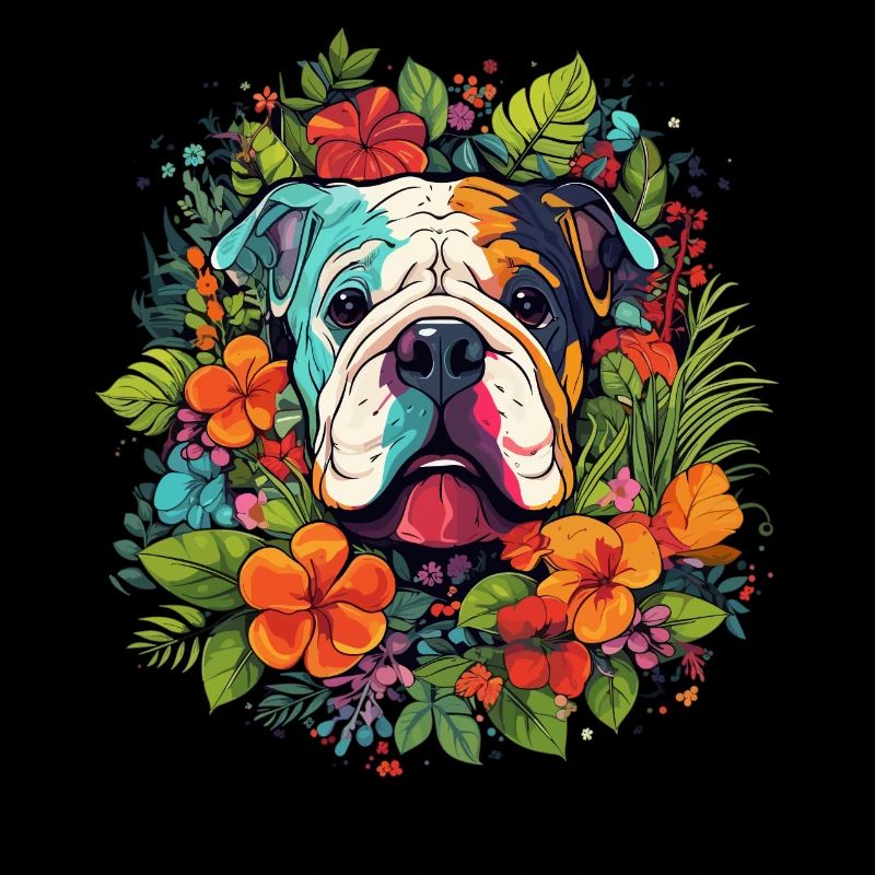 Cadeau de chien bouledogue anglais