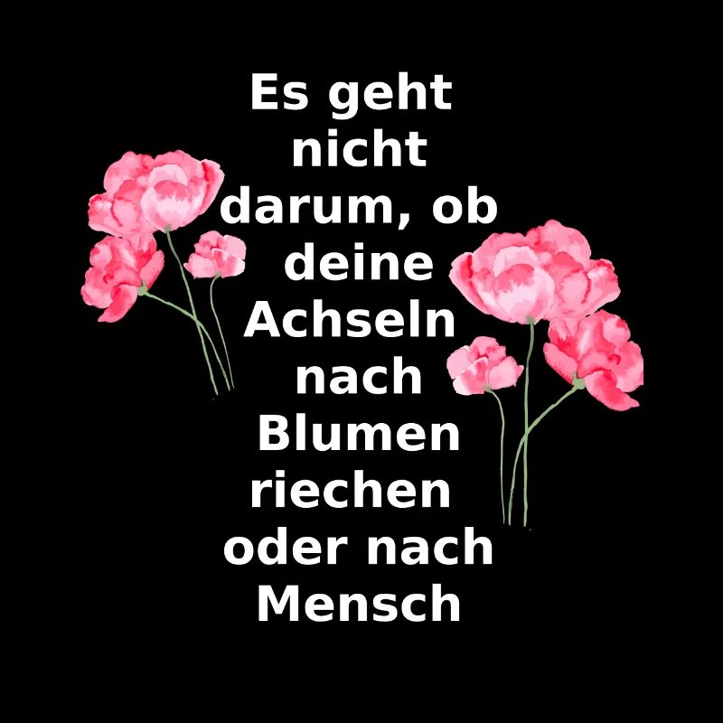Blumen - Achsel - Mensch
