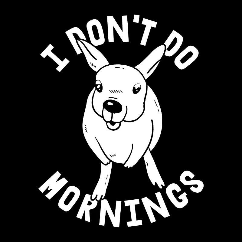 Känguru Lustig I Dont Do Mornings