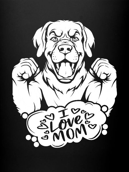 Bouvier bernois J’aime maman