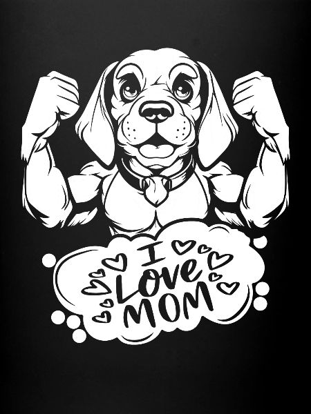 Beagle J’aime papa