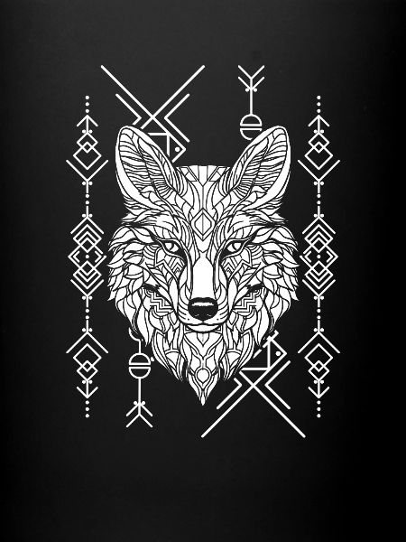 Loup Polygone Géométrique Loup