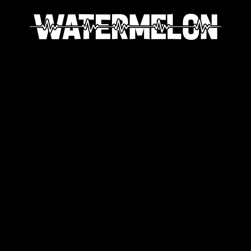 Rythme cardiaque ECG de pastèque