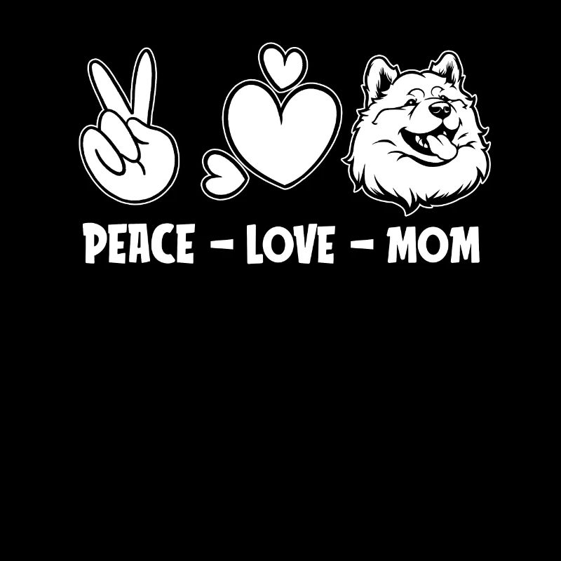 Chow Chow Peace Love Chien Maman